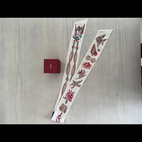 Cartier Silk Bandeau, Precious Diving Pattern (Sold Out Everywhere) - Picture 3 of 3